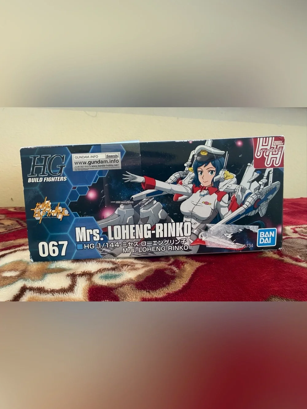 Bandai HGBF 067 Mrs. Loheng-Rinko HG 1/144 Gundam Model Kit 5065734